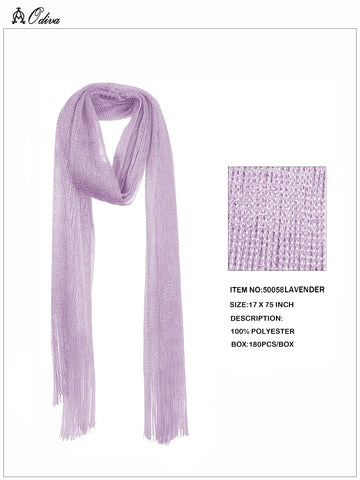 Shimmering Scarf-Lavender