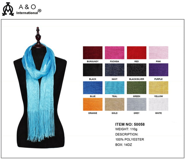 Shimmering Scarf-Pink