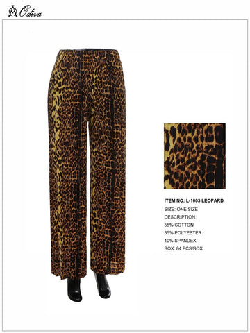 Leopard Printed Palazzo-Leopard